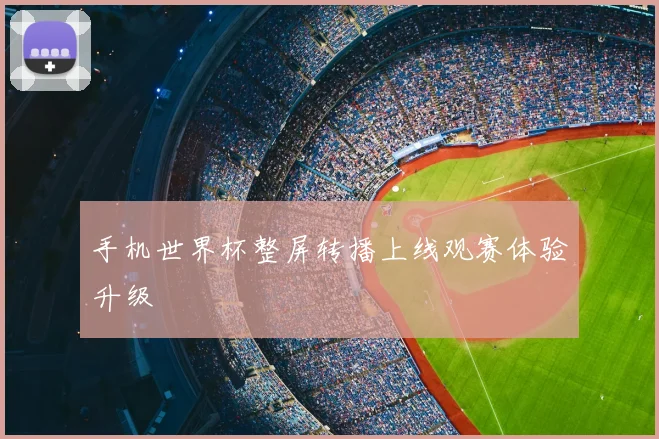 手机世界杯整屏转播上线观赛体验升级